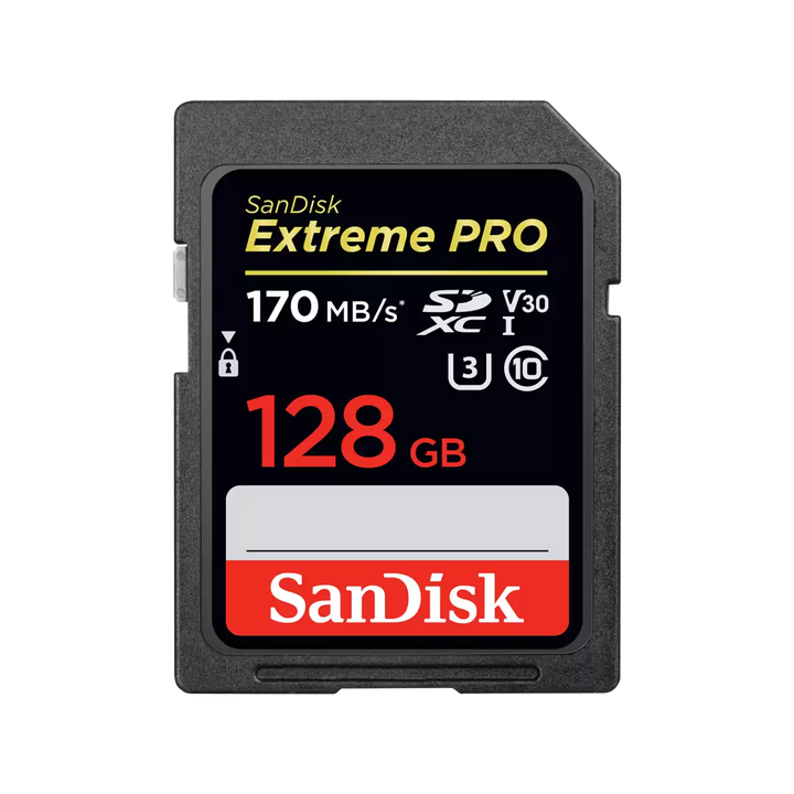 SanDisk Extreme PRO® SDHC™/SDXC™-UHS-I-Speicherkarte - 128 GB